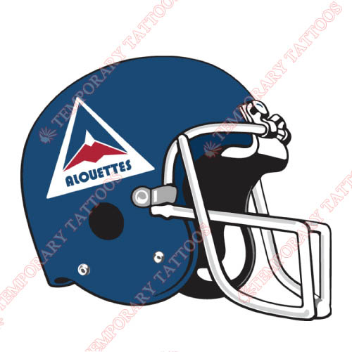 Montreal Alouettes Customize Temporary Tattoos Stickers NO.7613